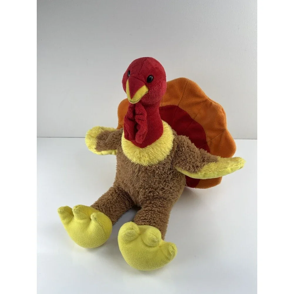 Build A Bear Workshop Thanksgiving Turkey Stuffed Animal Plush Toy 12” Holiday